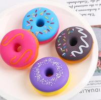 Squishies Kawaii sous licence, aliments simulés, jouets anti-stress unisexes, donuts moelleux