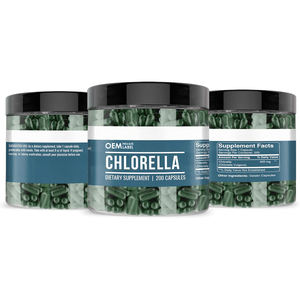 Capsules de spiruline de chlorelle biologique de marque privée OEM Capsule de spiruline d'algues naturelles de musculation de soutien - Product Image 4