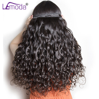 Extensions de cheveux brésiliens 100% naturels Remy, tissage ondulé, noir naturel, offre de lots de 3 ou 4, 30 pouces
