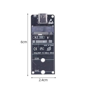 M2 Type-C 固态 NVMe 硬盘盒主板 NGFF 转接板 RTL9220 双协议 20Gbps USB 3.<span class=keywords><strong>2</strong></span> - Product Image 4