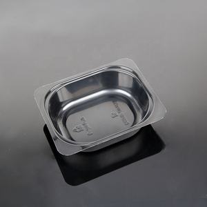 Bandeja de CPET de Grado Alimenticio, Bandeja de Plástico Desechable para Hornear <span class=keywords><strong>en</strong></span> Horno, para Frutas, Arroz, Aperitivos, Pan, Forma Rectangular, PET para Avión - Product Image 2