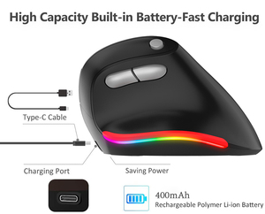 Chuột Không Dây Dọc Sạc <span class=keywords><strong>Type</strong></span>-C Bán Chạy Nhất - Product Image 3