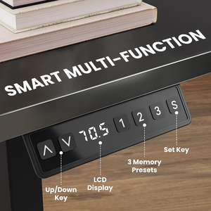 Custom Designs Acceptable Black <strong>Height</strong>-<strong>adjustable</strong> up and Down Desk Electric Sit Stand up <strong>Lift</strong> Table <strong>for</strong> <strong>Office</strong> Workstation - Product Image 3