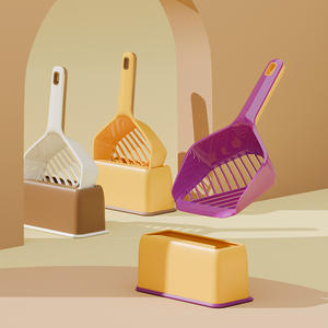 Para <span class=keywords><strong>Amazon</strong></span> Cross-Border Cat Supplies Juego <span class=keywords><strong>de</strong></span> pala <span class=keywords><strong>de</strong></span> limpieza <span class=keywords><strong>de</strong></span> caca <span class=keywords><strong>de</strong></span> plástico en forma <span class=keywords><strong>de</strong></span> tofu Conveniente para cajas <span class=keywords><strong>de</strong></span> arena para <span class=keywords><strong>gatos</strong></span> - Product Image 3