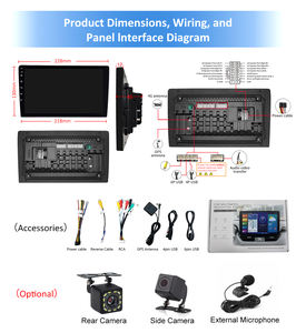 Amplificador de audio para automóvil de 4 canales con funciones DSP y RGB Reproductor de DVD para automóvil Asiento trasero Entretenimiento Clase AB Pantalla de automóvil Android <span class=keywords><strong>Prius</strong></span> - Product Image 4