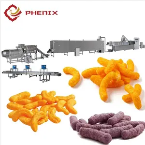 Full automatic extruder for the production line of maize flour sticks shape puff corn snack make machine