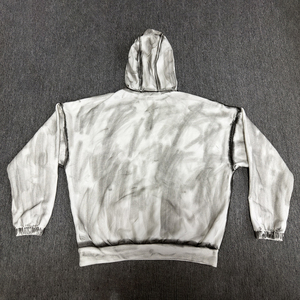 Sudadera con Capucha Oversize para Hombre, Estilo Desgastado, Tejido French Terry Grueso, Sudadera Deportiva Urbana para Hombre - Product Image 1