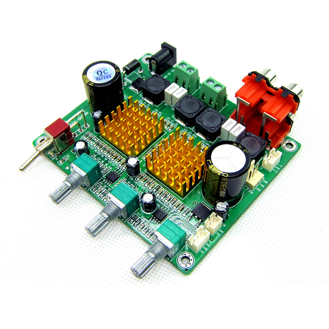 TPA3116D2 Dual Channel 100W * 2 Digital Class D Power Amplifier Module Audiophile Grade Power Amplifier Finished Board DC12-24V