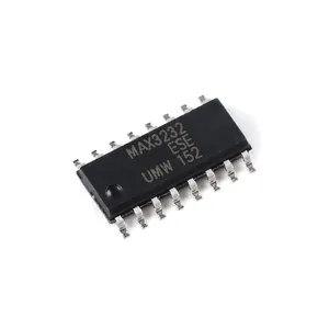 Original genuíno UMW MAX3232ESE SOP-16 + 3V para + 5.5V RS-232 transceptor IC chip Circuitos integrados-eletrônicos