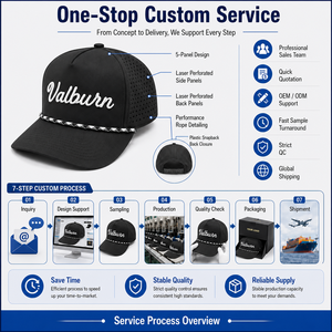 Waterproof 5 Panel Laser Perforated Golf Hat 3D Embroidery Custom OEM Nylon Breathable Sport Unisex Quick Dry Outdoor - Product Image 2