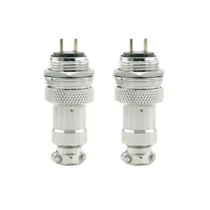 GX16 ters tipi havacılık konektörü 16mm erkek kadın priz 2 3 4 5 6 7 8 Pin Metal dairesel konnektör - Product Image 5
