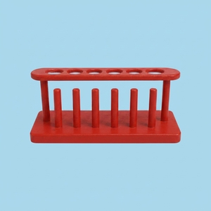 Soporte para Tubos de Ensayo de Vidrio Borosilicato de 18 mm, Resistente a Químicos, para Laboratorio - Product Image 1