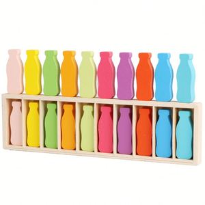 Jeu de Bureau Éducatif de Simulation et de Mémoire Tactile pour Enfants : Jouet Interactif Parent-Enfant pour Deviner les Boissons dans la Bouteille - Product Image 3