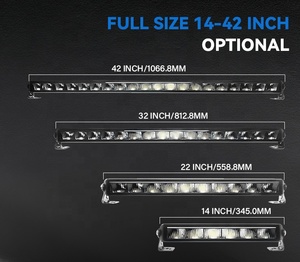 <span class=keywords><strong>Barre</strong></span> Luminose <span class=keywords><strong>LED</strong></span> 14/22/32/42 Pollici, Luce di Posizione Bicolore, Omologazione Emark, Barra Luminosa <span class=keywords><strong>LED</strong></span> Ambra per Veicoli 4x4 Fuoristrada, Camion, ATV - Product Image 2