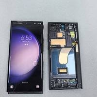 Pantalla OLED 1:1 de Tamaño Original para Samsung S23 Ultra, Digitalizador de Pantalla Táctil, Repuesto para Reparación de Teléfonos Móviles