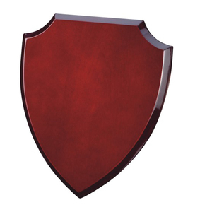 <span class=keywords><strong>Plaque</strong></span> de récompense personnalisée en forme de bouclier en MDF poli écologique - Product Image 2