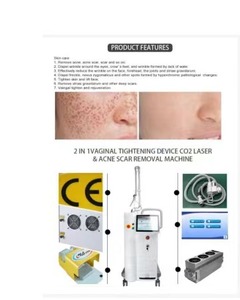 Machine laser CO2 fractionnée professionnelle CE pour le raffermissement cutané, l'élimination des nævus par découpe pulsée et le resurfaçage de la peau - Prix promotionnel - Product Image 2