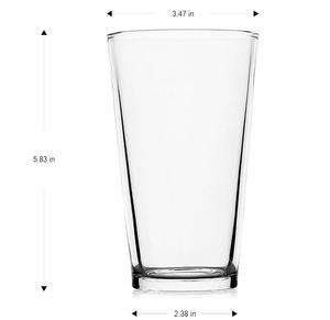 في المخزون 16 أونصة شعار مخصص نصف لتر كوب شرب زجاجي من المصنع مباشرة توريد هدية ترويجية - Product Image 6