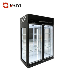 Réfrigérateur commercial pour fleurs, double porte, vitrine réfrigérée, équipement de réfrigération pour fleuriste - Product Image 1