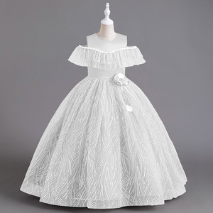 Abiti da cerimonia per adolescenti abiti da festa eleganti per bambini abito da sera da sposa per ragazze Costume da bambina compleanno principessa abito da ballo - Product Image 6