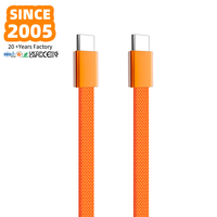 Cable de Carga Tipo C Trenzado de Alta Calidad de 65W, 1m, Cable USB C de Carga Rápida PD para iPhone 16/17, Transferencia de Datos de Alta Velocidad