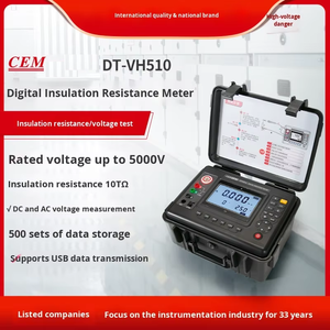 CEM độ chính xác cao điện áp cao cách điện kháng <span class=keywords><strong>Tester</strong></span> Trung Quốc Độ chính xác cao mô hình Dt-Vh510/1035/1550 - Product Image 2