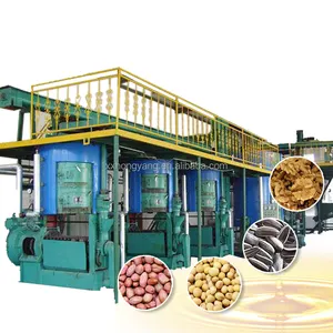 Large Scale 20-50 TPD Peanut Food Oil Press Plant Groundnut Oil Mill Edible Oil Complete Production Line