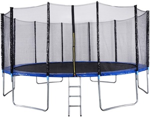 <span class=keywords><strong>Trampoline</strong></span> de saut intérieur et extérieur de 6 à 16 pieds avec filet de clôture Équipement de fitness pour enfants et adultes en matériau PP - Product Image 4