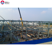 Structure en acier pour entrepôt, poutre en acier de construction, charpente en acier pour bâtiment