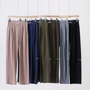Nouvel Arrivage Pantalon de Yoga XL pour Femme, Élégant, Motif Uni, Taille Haute, Séchage Rapide, Taille Élastique, Jambe Large, Polyvalent, Vente en Gros - Product Image 1