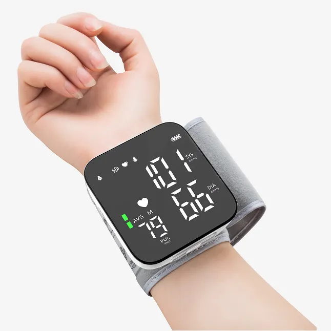 Digital Blood Pressure Monitor Wrist Cuff Automatic bp Monitor Heart Beat Detection Machine for pet and people checks