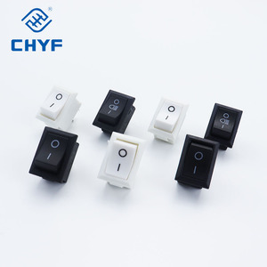 Công Tắc Bật Tắt Mini Công Tắc Bật Tắt SPST DPST Màu Đen Và Đỏ AC 250V 3A / 125V 6A Công Tắc Bật Tắt 2 Chân I/O 10*15Mm - Product Image 5