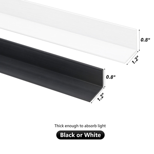 Tiras Laterales de PVC 100% Opacas para Persianas y Cortinas, Bloqueador de Luz, Venta al Por Mayor - Product Image 3