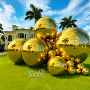 كرات مرآة عملاقة قابلة للنفخ من البي في سي للمناسبات، كرة ديسكو عاكسة للديكور، بالون إعلاني للمسرح والترويج للحفلات - Product Image 4