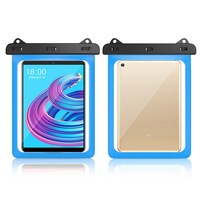 Pochette étanche transparente en PVC pour tablette 2026, idéale pour la randonnée aquatique, le canyoning et la natation, sac étanche pour iPad 12 pouces, vente en gros