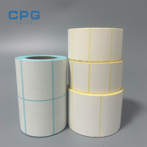 Wholesale Custom High Quality Supermarket Shipping Barcode Label Roll 4x6 Self-Adhesive Thermal Label Stickers - Product Image 1