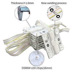 Diguang đôi màu sắc quảng cáo trần hộp đèn 24V mô-đun <span class=keywords><strong>LED</strong></span> ánh sáng trắng Rock/bánh xe ánh sáng nhấp nháy mô-đun - Product Image 2
