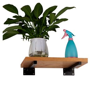Furniture Heavy Duty Floating Shelf Bracket Decorative Industrial Iron Black <b>Wall</b> Shelving Bracket - Product Image 4