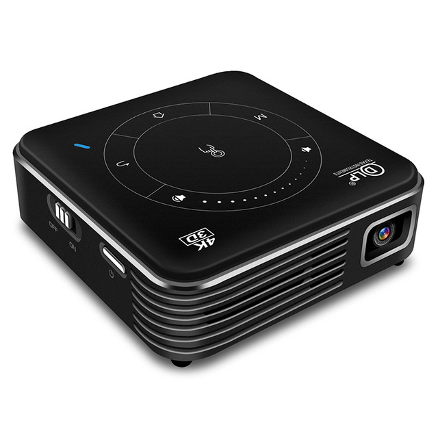 Modern Full HD 4K Smart Android P11 LED Home Theater Mini DLP Projector with Built-in Battery and 3D Ready