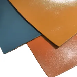 1.2mm di spessore imitata cotone PU tessuto sintetico in pelle per borse portafogli