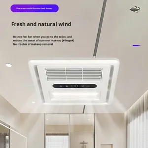 Chauffage de salle de bain traditionnel carré intégré au plafond, chauffage à air en panneau nacré de 2400 W, vente en gros par le fabricant - Product Image 2