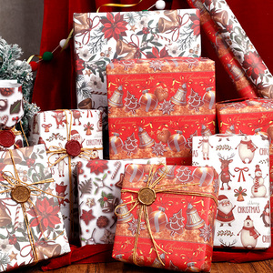 Factory Wholesale Custom Christmas Luxury <b>Paper</b> <b>Roll</b> 70cm X 95cm <b>Wrapping</b> <b>Paper</b> for Packaging - Product Image 3