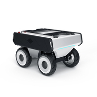Plate-forme de patrouille d'intelligence artificielle extérieure personnalisée FW-01, contrôle sécurisé, livraison AI, Robot UGV, véhicule pour plante à pétrole
