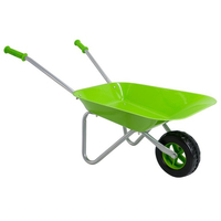 Brouette miniature en métal pour enfants, légère, petite, rose, en vente