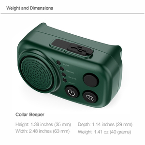 Evcil Hayvan Havlama Önleyici Şarj Edilebilir Akıllı 3 Çalışma Modu Küçük/Orta/Büyük Köpekler için 8 Ses Seçeneği IPX7 Su Geçirmez Güvenli - Product Image 4