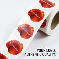 Autocollants de logo autocollants en rouleau personnalisés, étiquettes en vinyle imperméables pour bouteilles et emballages, étiquettes de produits commerciaux