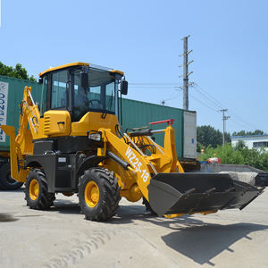 4 Wheel Drive Nieuwe Retro Graafmachine Backhoe En Loader Backhoe Loader Graafmachine Kleine Graaflaadmachine Te Koop - Product Image 2