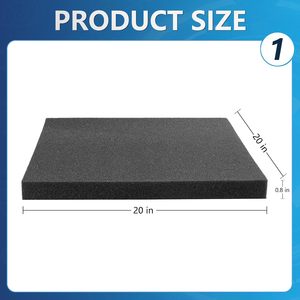 <span class=keywords><strong>Filtre</strong></span> à <span class=keywords><strong>air</strong></span> en éponge de charbon actif en <span class=keywords><strong>mousse</strong></span> de polyuréthane de haute qualité 20x10x10cm Moto 40mm Trou central - Product Image 2