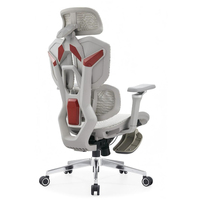 Fauteuil Chameleon 6D personnalisable avec logo - Chaise de bureau ergonomique pivotante pour jeux sur ordinateur avec repose-pieds