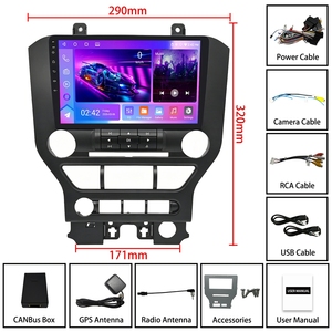 วิทยุติดรถยนต์ Rhythm 9 นิ้ว พร้อมระบบนำทาง GPS แสดงผลแบบเรียลไทม์ พอร์ต USB หลายช่อง วิทยุ FM ใช้งานได้นาน ไม่มีอาการหน่วง เหมาะสำหรับรถยนต์ฟอร์ด มัสแตง ปี 2015-2020 - Product Image 4